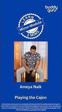 Technique of playing the Cajon (Clap Box) with Ameya Naik.