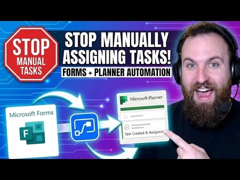 Microsoft Forms to Planner (Power Automate) | Auto-Create & Assign Tasks