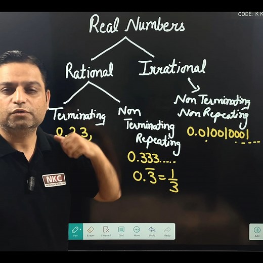 235K views · 4.6K reactions | Real, Rational and Irrational Numbers - Concept Clarification | Nand Kishore Classes | Facebook