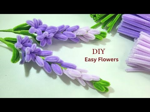 DIY Tutorial Flowers ! Pipe Cleaner Easy to Make Flowers for Everyone by Handmade