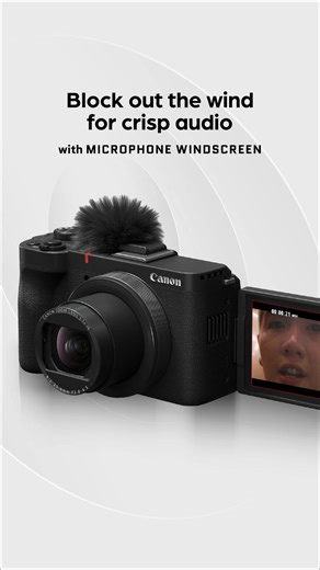 You're looking at your next vlogging camera, the Canon PowerShot V1. Broaden your scope with its integrated ultra-wide angle lens and capture from any perspective with the vari-angle touchscreen. Enjoy crisp audio in your vlogs thanks to its bundled microphone windscreen and ensure your favourite moments stay recorded with the tally lamp! Check out more features of the Canon PowerShot V1: https://bit.ly/3Y5X20G | Canon Imaging Asia