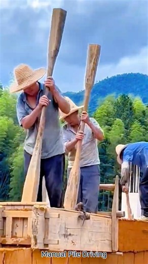 Manual Pile Driving