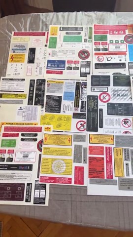 BMW Decal Sticker Label Sets for E39 520 M5 E46 E60 E87 E90 E91 E92 E93 F10 5 Series and 3 Series / BMW Vinyl Label Accessory Car Info Decal - Etsy New Zealand