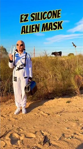 Simple Silicone Alien 👽 Humanoid Mask Making