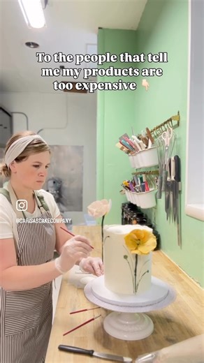 “$8 for a cup of coffee? No problem.” “$7–$9 for a slice of gourmet cake that took years of practice and premium ingredients? Your products are so expensive!” 😏 Yep. I hear it more than I’d like. This past weekend at the shop, someone whispered under their breath that “small businesses are expensive”-with a full-on eye-roll. Let’s get real: not everyone wants to pay for handmade, small-batch, high-quality baked goods. And that’s fine. There’s always the grocery store bakery aisle with their mas