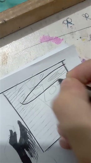 desenhando a segunda edição de Power minha hq