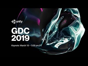 Unity at GDC Keynote 2019