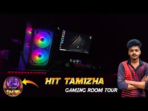🔥1 MILLION SPECIAL VIDEO 🥳 HIT TAMIZHA GAMING ROOM TOUR 😍 STUDIO SETUP | HTG ROOM TOUR | HIT TAMIZHA