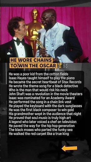 Isaac Hayes Was The First Black Composer To Win An Oscar