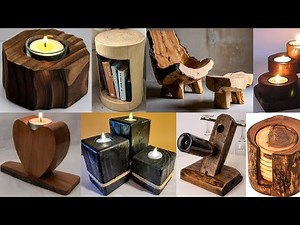 Stunning furniture and décor pieces ideas made from wood logs