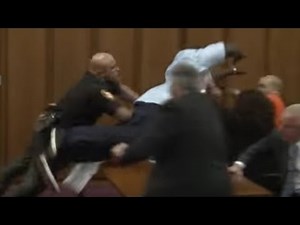 Grieving Father Lunges At Daughter's Killer In Court