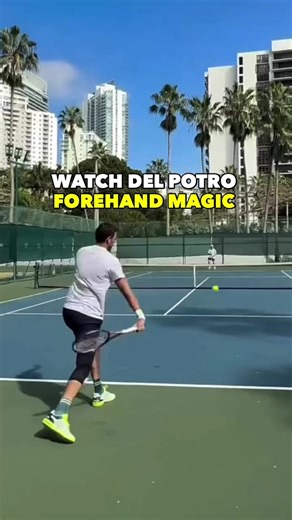 JUAN MARTIN DEL POTRO FOREHAND MAGIC That sound. That pace. That forehand. We miss Delpo. 💬 Comment: Delpo forehand or Nadal forehand — who do you choose? Follow @TennisAcademy101 #tennistok #delpotro #tennisforehand #tennislegend #tennisnostalgia