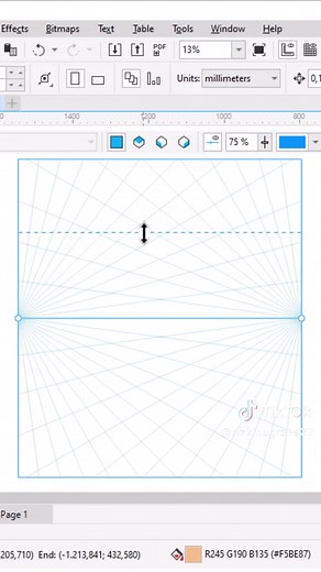 Tips Menggunakan Perspektif Tools di Corel Draw