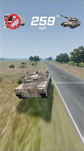 Truck vs Military Tank – Instant Speed Test ⚡