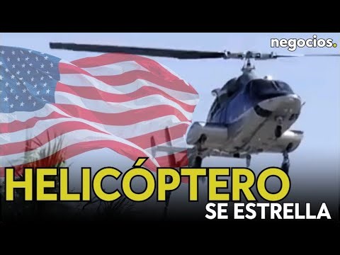Helicóptero pierde el control y se estrella en una playa de California