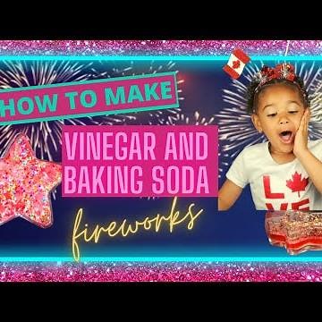 FIZZY FIREWORKS with Vinegar and Baking Soda! | DIY Simple Science Experiments for Kids