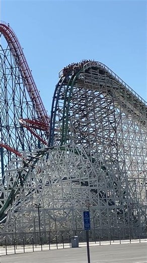 Off-Ride Twisted Colossus At Six Flags Magic Mountain #rollercoaster #sixflagsmagicmountain #ride