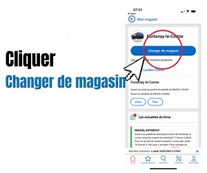 COMMANDER sur le NOUVEAU Drive | E.Leclerc Fontenay-le-Comte