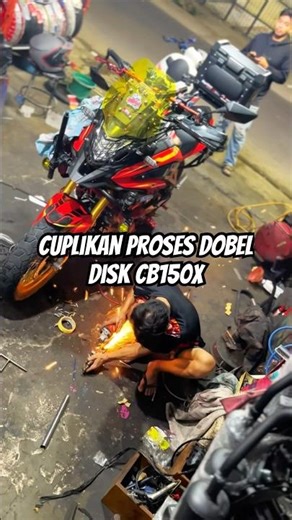 Cb150x Dobel Disk #modification #cb150x #motovlog #adventure #touring