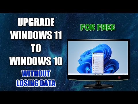 How to Downgrade Windows 11 to Windows 10,➡️Keep Your License ➡️and Don't Lose Your Personal Files