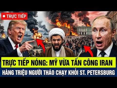 🔴TRỰC TIẾP NÓNG: MỸ TẤN CÔNG IRAN DỮ DỘI: AH-64 Apache Hủy Diệt IRAN - Ukraine Quét Sạch HĐ Baltic
