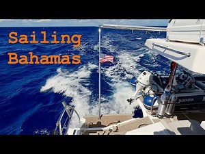 Sailing Bahamas, Crossing the Gulf Stream, Leopard 50 Catamaran, 1/4