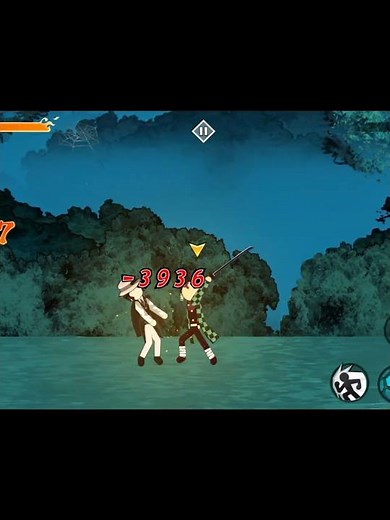 MUZAN KIBUTSUJI VS KAMADO TANJIRO (DEMON SLAYER STICKMAN SHADOW HUNTER FULL GAMEPLAY VIDEO)