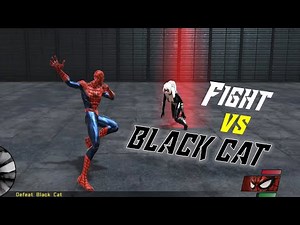 SpiderMan vs Black Cat - Fight Gameplay