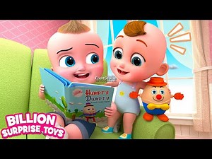 Humpty Dumpty toy at little zay is playing with each other