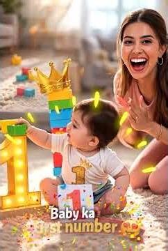 Mumma Puchti Hai… Baby Bolta Hai ONE! 😍👶