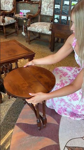 Nesting Tables That Do It All | Smart, Space-Saving Antique Set