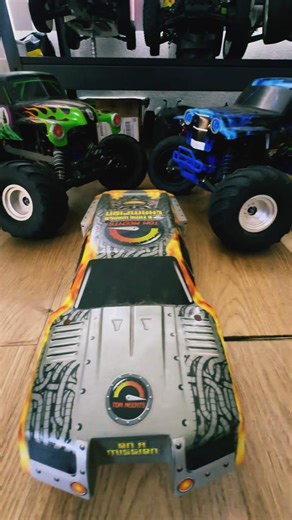 Grave Digger✅💪🏽 #rc #rccar #traxxas #gravedigger