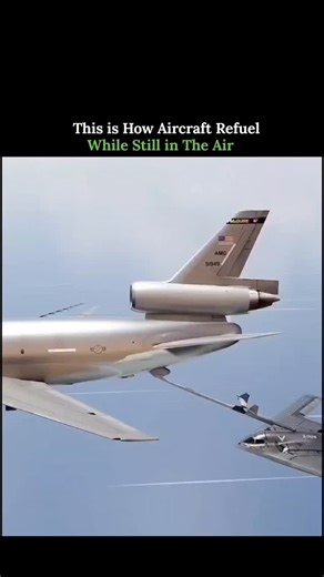Explaining Everything ™ on Instagram: "Aerial refueling, also known as in-flight refueling, is the process of transferring fuel from one military aircraft (the tanker) to another (the receiver) while both are in flight. This procedure is primarily used for military operations, allowing aircraft to remain airborne longer, extend their range, or carry a greater payload by taking off with less fuel and topping up mid-air. Refueling Methods There are two primary aerial refueling systems used today:
