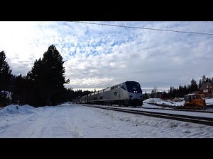 4K: Two Trains through the Snow On Donner Pass