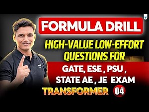 Transformer Part 4 – Formula Drill : GATE, ESE , PSU , State AE , JE EXAM | Master Formulas
