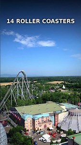 EUROPA-PARK FROM ABOVE! 100 Attractions and 14 Coasters - Rust, Germany