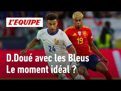 How should Désiré Doué seize his chance with the French national team?