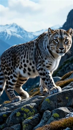 Silent Hunter of the Himalayas -Leopard Cinematic 4K | #SnowLeopard #WildlifeDocumentary #Himalayas