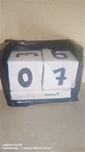 easytablecalenda 📆ll #calendar#craft#table calendar#tutorial#Happy New year 2026#new aircraft #diy