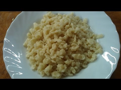 Nokedli 10 perc alatt :-) ez a legfinomabb Magyar friss tészta köretnek :-)