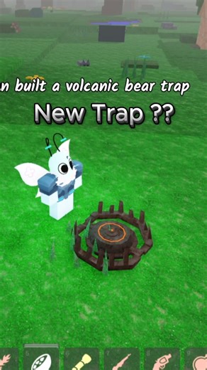 New Volcanic Bear Trap 🙀 99 nights in the forest #99nightintheforest #99nights #roblox