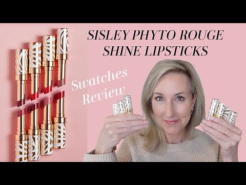 SISLEY Lipsticks - New! Phyto-Rouge Shine Lipstick Swatches and Favorites