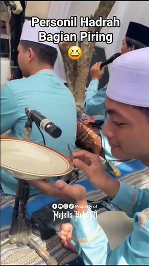 Personil hadrah bagian piring 😆 #hadroh #trending #viral