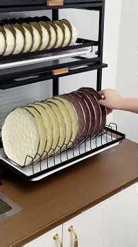 Convenient kitchen helper #Kitchen shelf #Life helper