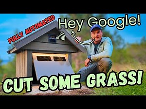 I Made The Most Overkill Mower-Garage I Could Think Of (Fully Automated)