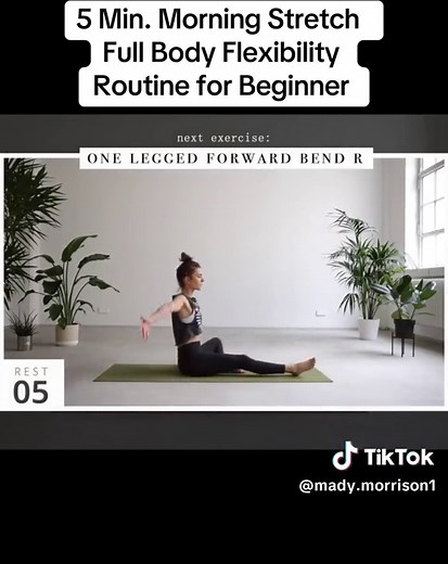 5 Min. Morning Stretch Full Body Flexibility Routine for Beginner #yoga #fitness #lifestyle #travel #vlogs #healthy #meditation #sport