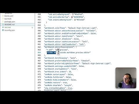 Open readme.md files as rendered markdown on VScode, Cursor etc