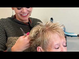Perfect Short Layered Pixie Cut for Women Over 60 | Step-by-Step Fine Hair Cutting Techniques