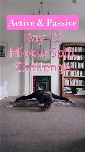 Middle Splits Stretches | Active & Passive Flexibility + Mobility Progress #flexibility #yogashorts