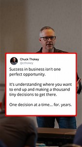 2.6K views | I get asked constantly: Chuck, what's the one thing that...